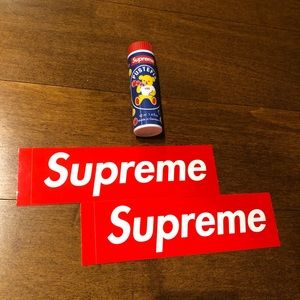 SUPREME bubbles and two stickers